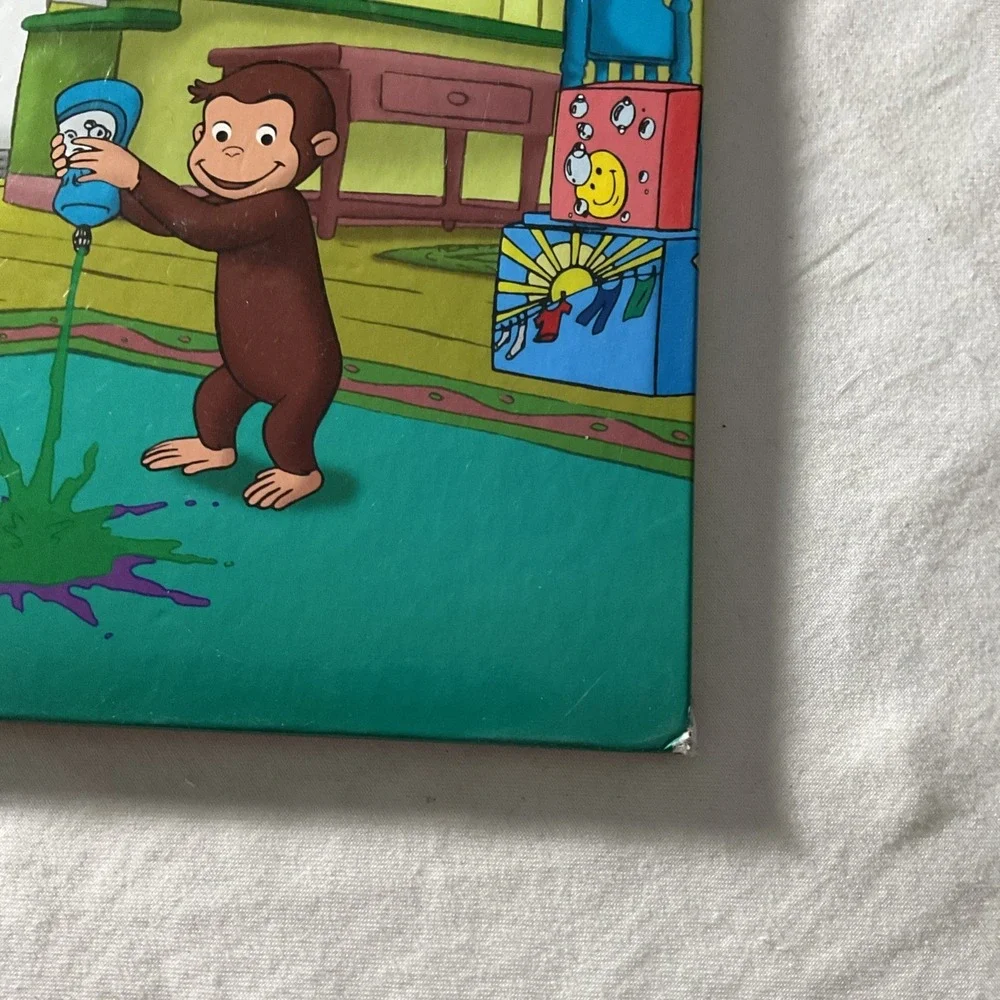 Curious George 5 Reader Book Lot Children's Level 1 Hardcover Readers